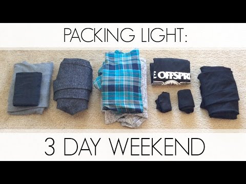 Packing Light: 3 Day Weekend