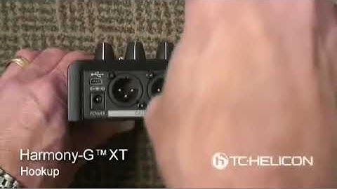 VoiceTone Harmony G XT | Part 1: Hook up
