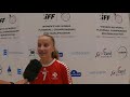2022 WU19 WFCQ EUR DEN VS ITA (Denmark's interview)