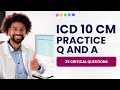 ICD 10 CM Practice Questions and Answers Chapter 1 (35 Critical Questions)