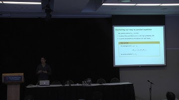 Jan 14 Henry Yuen. "Anchoring games for parallel repetition" (Part 2)