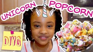 How To Make Unicorn Popcorn ✂️ Do It Yourself Girl!
