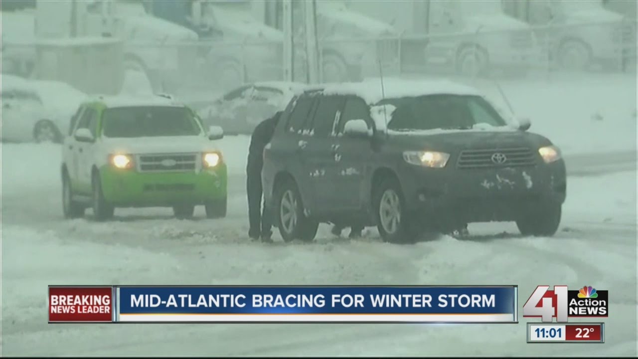 41 Action News Midday: Mid-Atlantic braces for winter storm - YouTube