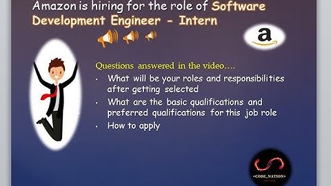 Amazon internship Drive💥|Software Development Engineer💥|Intern💥