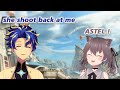 Astel teasing Matsuri in Vsaikyo Part. 3 ǀ Astel Leda ǀ Natsuiro Matsuri ǀ Apex Legends