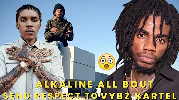 ALKALINE - ALL BOUT MASTER DANCEHALL & SEND RESPECT TO (VYBZ KARTEL) PLUS EVERYONE! REVIEW (WATCH)