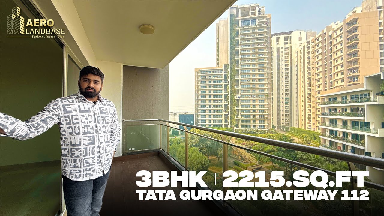 0KM DISTANCE FROM DELHI 3BHK FLAT FOR SALE IN DWARKA EXPRESSWAY 112 | AERO LANDBASE