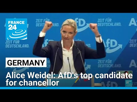 Who is Alice Weidel, AfD's top candidate for chancellor • FRANCE 24 English