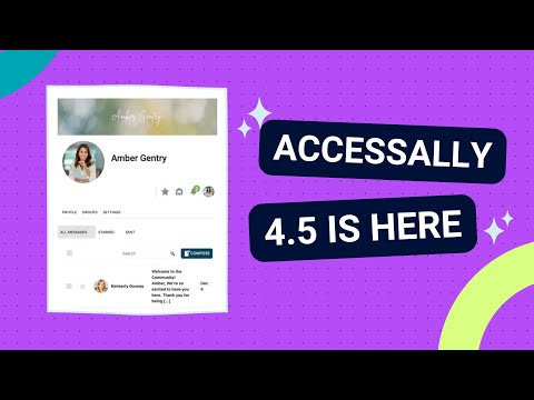 AccessAlly 4 5 is here. Style Community Groups & Discussions, Flexible Subscription Promos and more! - video from AccessAlly