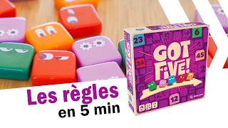 Got Five! The rules in 5 minutes