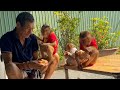 Grandpa has fresh fruit for the Monkeys to enjoy 😋🐒