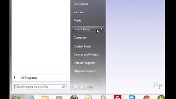 How to Enable Recent Item on the Windows 7 Start menu