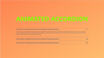 Beautiful animated Accordion jQuery 🪗 Responsive accordion and collapse