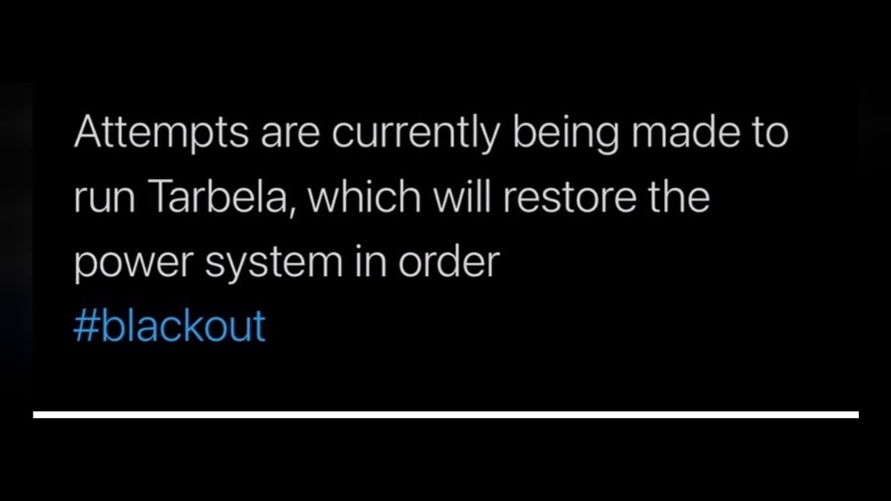 Major blackout of electricity in Pakistan