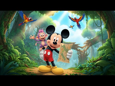 Mickey & Minnie JUNGLE ADVENTURES ランプ Mickey & Minnie JUNGLE