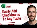 How To Easily Add Checkboxes To Any Microsoft Excel Table [2026 Guide]
