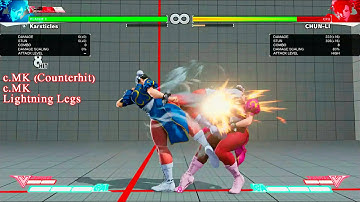 Street Fighter 5 (SFV) Beta - Chun-li Combo Compilation