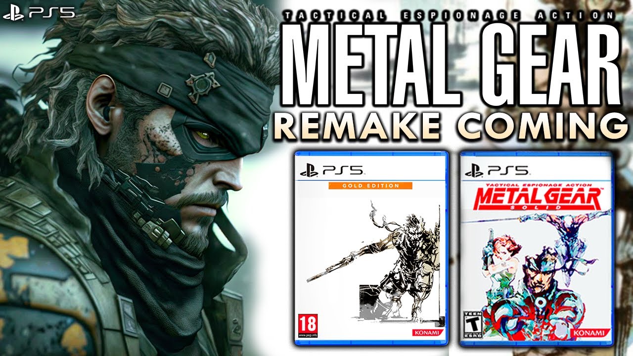 Metal Gear Solid 1 Remake (PS5) Is Coming  Leaks, Teases & Announcement ( MGS 2023) 