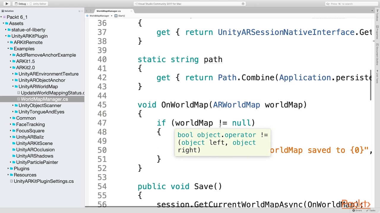 Hands-On Augmented Reality for iOS with ARKit 2.0: Introduction to ARKit World Map | packtpub.com