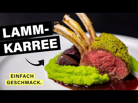 Video: Lammkarree Mit Glühweinsauce