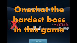 One shot boss LLJ Heroic 7 (1.9B) | DoA | Injustice 2 Mobile