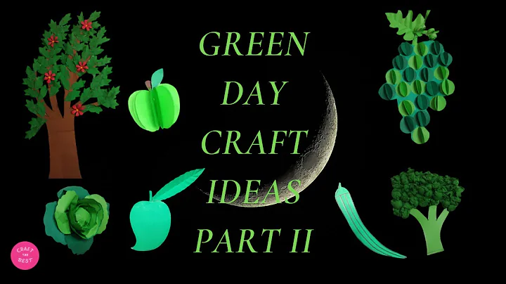 Green Day Craft Ideas - Part 2 | Earth day craft | Paper Craft | Environment Day | @craftthebest1