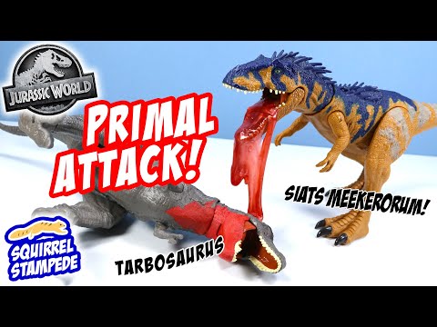 Jurassic World Primal Attack Dinosaur Figure Review - Siats Meekerorum!