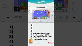 Top 10 Best Selling Wii U Games Part#1million #wiiu #nintendo #gaming #retrogaming #videogames