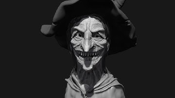 Witch Bust - Speed Sculpt in VR - Oculus Medium
