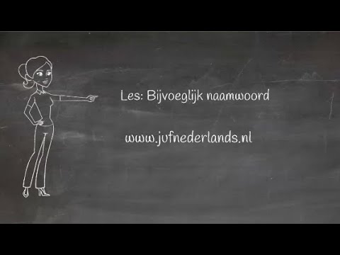 Les 6. Bijvoeglijk naamwoord