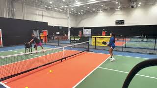 Drilling with Spencer Liang (kitchen rolls, flicks, and forehand counters)