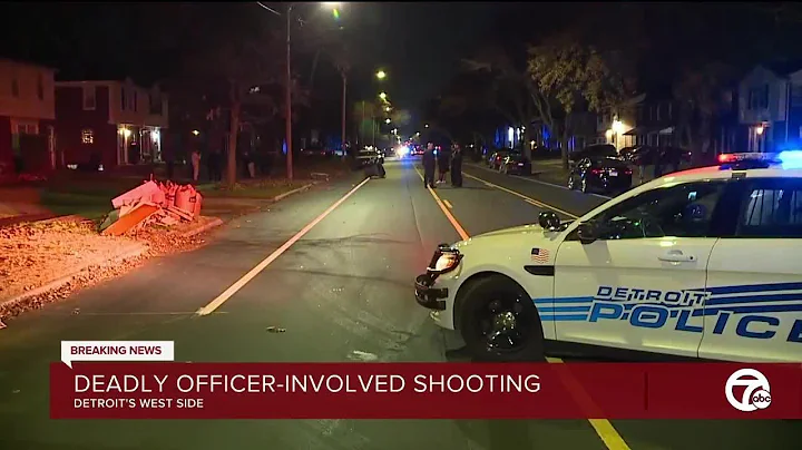 Deadly officer-involved shooting on Detroit's west side
