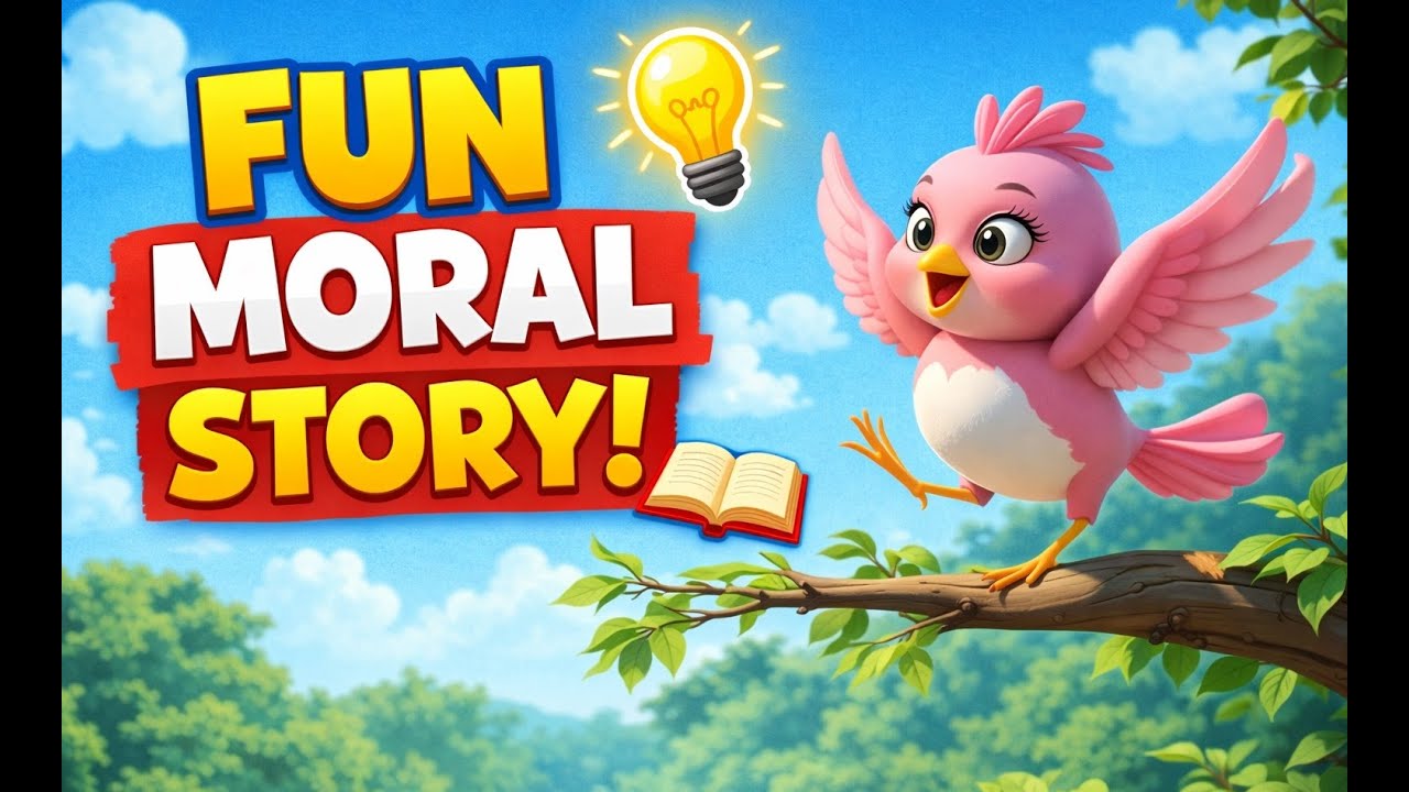 🐦 Pinki the Clever Bird | Kids Moral Story in Hindi| Chote Champs TV