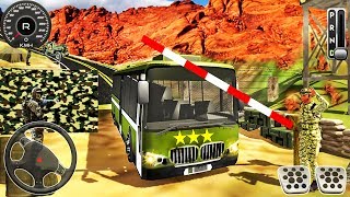 Drive Army Bus Transport Duty Us Soldier 2019 - Offroad Driving Bus - Android GamePlay screenshot 3