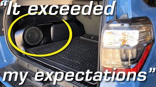 Feedback and first impressions of the reference 500 sound solution
designed tuned specifically for 5th gen toyota 4runner. product
showcase: http://b...