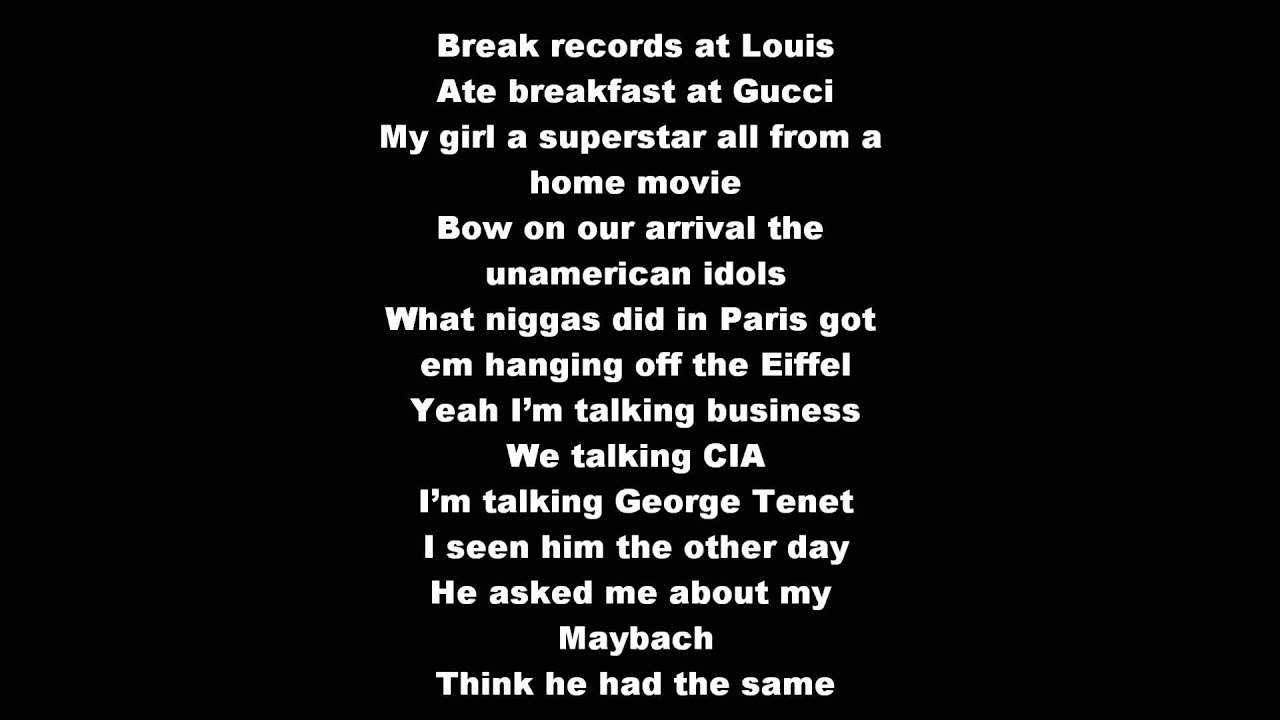 clique lyrics YouTube