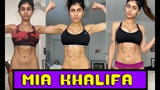 Mia khalifa Hot gym workout - New 2020