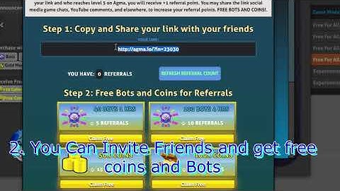 Agma.io - How To Get Free Coins & Bots on Agma.io *The best io game ever*