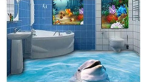 Ceramic 3D Tiles | 3D floor Tiles design | Digital floor #shorts