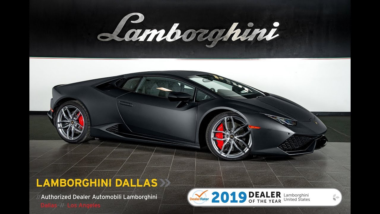 2016 Lamborghini Huracan LP 610-4 Nero Nemesis L1183 - YouTube
