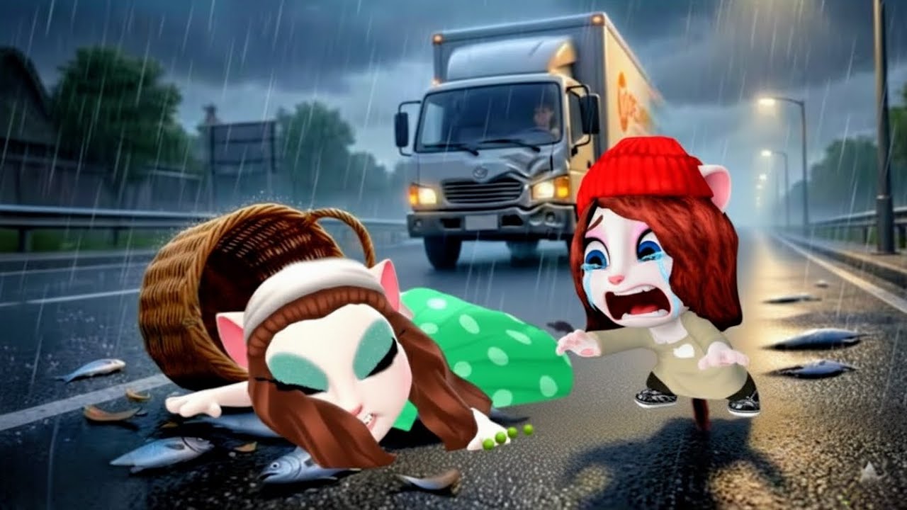 A poor orphan girl cries out, 