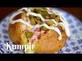 How to make Kumpir Turkish-style Baked Potato filled with cheese and vegetables