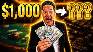How Long Can $1,000 Survive High Limit Blackjack?