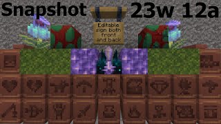 Minecraft Snapshot 23w 12a New Trims, Sniffer egg and More