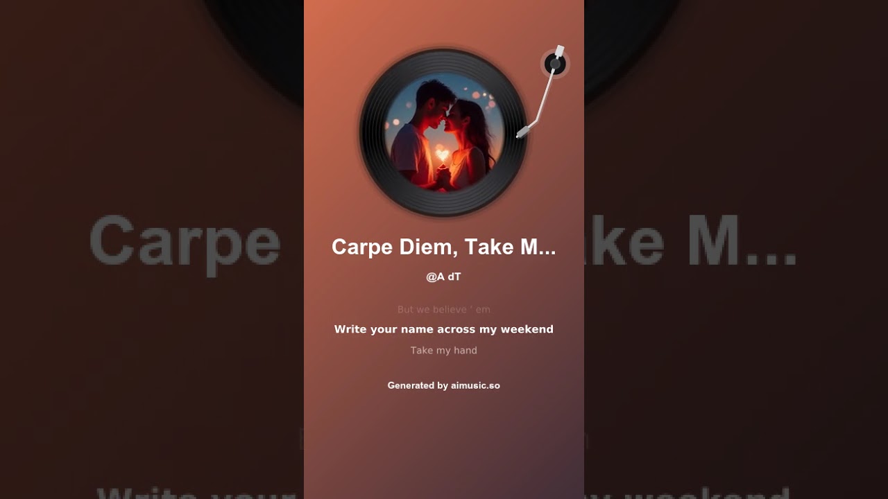 Carpe Diem, Take My Hand