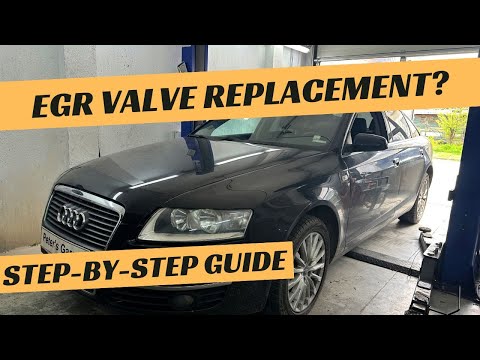 Audi A4 A5 A6 3.0TDI EGR valve location replacement B8 C6 4F 2.7TDI