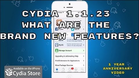 Cydia 1.1.23 - What are the brand new features?