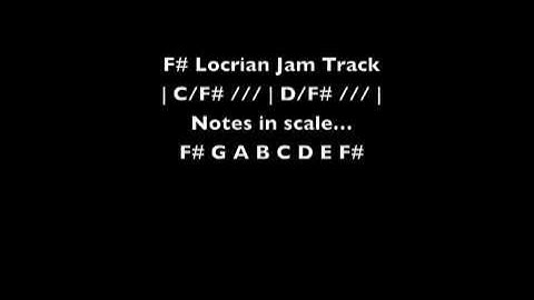 F# Locrian Jam Track