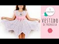 Como tejer un vestido de princesa a crochet un vestido de niña de todas la tayas con el paso a paso