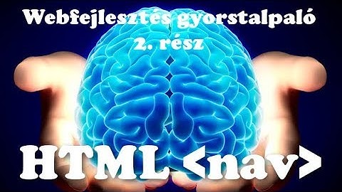 HTML gyorstalpaló - 1. rész